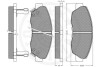 Гальмівні колодки, дискове гальмо (набір) Optimal 9653 (фото 3)