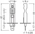 Комплект ламп (2шт.) LED H1 9W 12V P14.5S 6500К OSRAM 64150DWESY-HCB (фото 3)