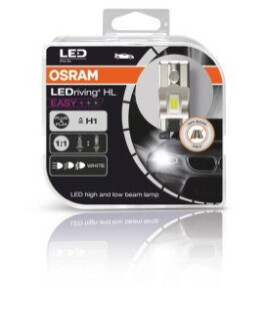 Комплект ламп (2шт.) LED H1 9W 12V P14.5S 6500К OSRAM 64150DWESY-HCB