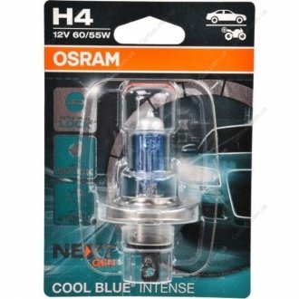 Автолампа Cool Blue Intense (Next Gen) H4 P43t OSRAM 64193CBN-01B