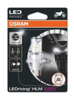 Автолампа LEDriving H4/H19 19W 12V 6500К P43T OSRAM 64193DWESY-01B