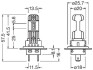 Комплект ламп (2шт.) LED H7/H18 16.2W 12V PX26D 6500К OSRAM 64210DWESY-HCB (фото 3)