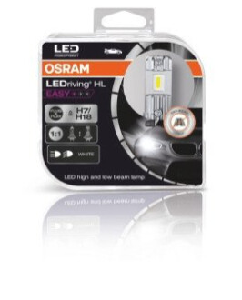 Комплект ламп (2шт.) LED H7/H18 16.2W 12V PX26D 6500К OSRAM 64210DWESY-HCB