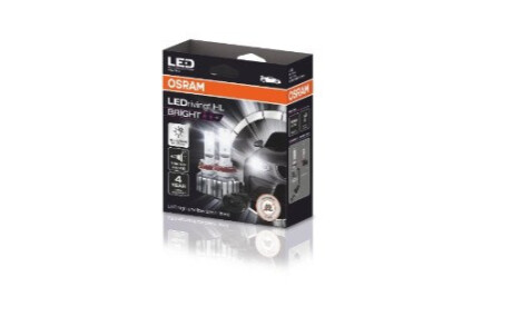 Лампа світлодіодна LED H8/H11/H16/H9 LEDriving HL BRIGHT 12V 6000К (комплект 2 шт.) OSRAM 64211DWBRT-2HFB