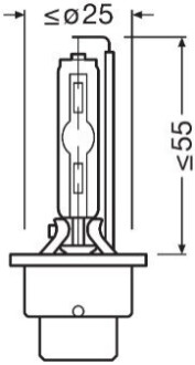 КСЕНОНОВА ЛАМПА D4S 35W COOL BLUE BOOST OSRAM 66440CBB-HCB