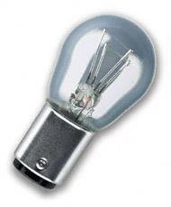 Лампа накаливания, фонарь указателя поворота, Лампа накаливания, фонарь сигнала тормож./ задний габ. огонь, Лампа накаливания, фонарь сигнала торможения, OSRAM 7528ULT (фото 1)