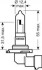 Лампа розжарювання HB3 12V 60W P20D OSRAM 9005 (фото 3)