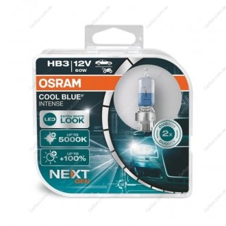 Лампа фарна 60W 12V P20D COOL BLUE INTENSE H1 Next Gen (вір-во) OSRAM 9005CBN-HCB