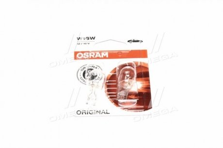 Лампа розжарювання W16W12V 16W W 2,1X9,5d ORIGINAL LINE (1 шт) blister (вир-во) OSRAM 92102B