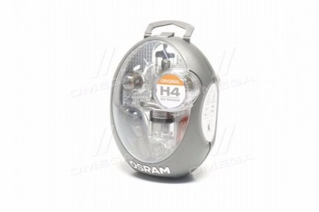 Лампа фарна (набір) H4 12V 60/55W P43t OSRAM CLKMH4