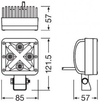 Фара дневного света - OSRAM LEDDL101-WD