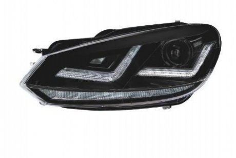 ZESTAW REFLEKTORаW GќаWNYCH VW GOLF VI (BLACK) KPL. PR/LE OSRAM LEDHL102BK