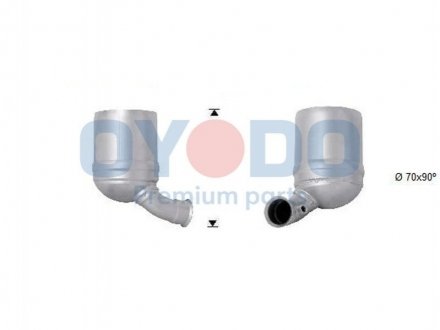 Противосажный/пылевой фильтр, система отвода ВГ OYODO 20N0012-OYO (фото 1)
