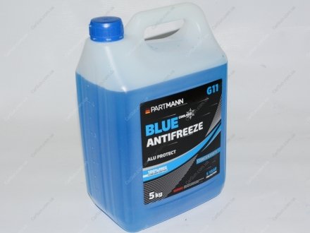 Антифриз синий G11 5kg (концентрат) Partmann PM040008 (фото 1)