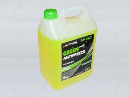 Антифриз зеленый G11 (SI-OAT) 5kg (концентрат)) Partmann PM04.0012 (фото 1)