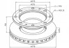Диск Гальмівний Iveco Eurocargo/magirus Ø370*45*150Mm 8 От. Перед. Лів./прав. PE AUTOMOTIVE 026.659-10A (фото 1)