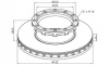 Диск Гальмівний Iveco Eurocargo/eurotech/eurotrakker/stralis Ø432*45*138Mm 12 От. Перед./зад. Лів./прав. PE AUTOMOTIVE 026.667-10A (фото 1)