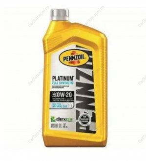 Моторна олія Platinum Fully 0W-20 Pennzoil 550036541 (фото 1)