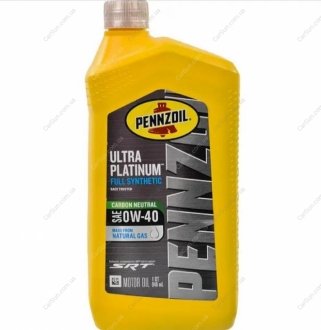 Моторное масло Platinum Ultra 0W-40 Pennzoil 550040856