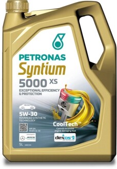 Олива моторна SYNTIUM 5000 XS 5W-30 SN (5L) Petronas 70660M12EU