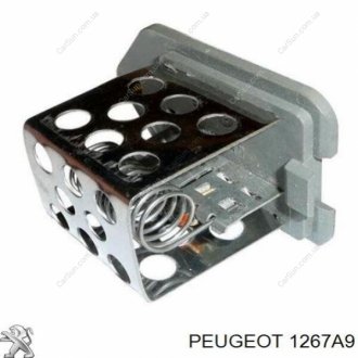 Элементы управления, отопление / вентиляция Peugeot/Citroen 1267A9
