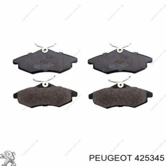 Колодки тормозные дисковые Peugeot/Citroen 425345 (фото 1)