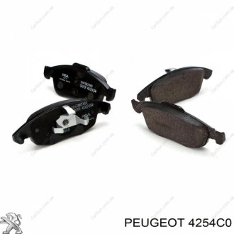 Тормозные колодки пер. C4 (B7) Peugeot/Citroen 4254C0 (фото 1)