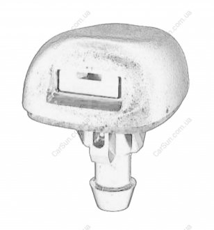 Форсунка подачі води для миття, система склоочисників Peugeot/Citroen 6438Y3 (фото 1)