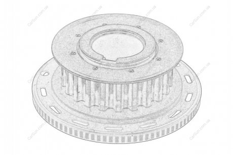 Зубчасте колесо, колінчатий вал Peugeot/Citroen 9817681980