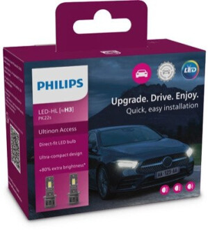 ЛАМПА LED 12V H3 13W ULTINON ACCESS PHILIPS 11336U2500CX