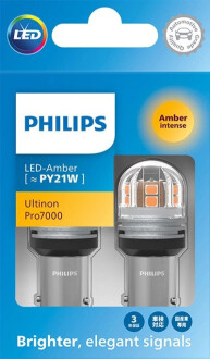 ZAROWKA LED 12V P21W 3.2W ULTINON PRO700 PHILIPS 11496AU70X2