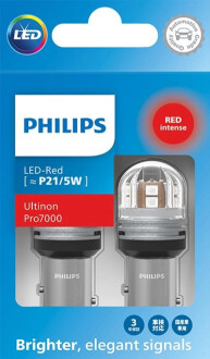 ZAROWKA LED 12V P21/5W ULTINON PRO7000SI PHILIPS 11499RU70X2