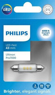 ZAROWKA LED 12V C5W 1W ULTINON PRO7000SI PHILIPS 11866CU70X1