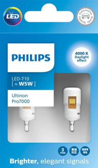 ZAROWKA LED 12V W5W ULTINON PRO7000SI PHILIPS 11961WU70X2