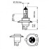 Автолампа галогеновая - (99963120290 / 83BG13009AA / 7703097171) PHILIPS 12342CTVBW (фото 4)