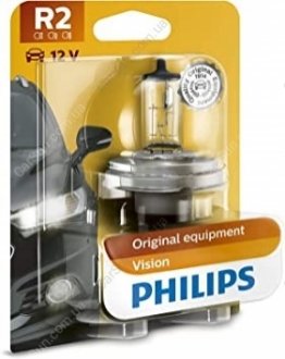 Автолампа R2 Vision 12V 45/40W P45t-41 (блистер 1шт) PHILIPS 12475B1