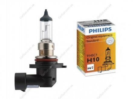 Автолампа Standard H10 PY20d 45 W прозрачная PHILIPS 9145C1