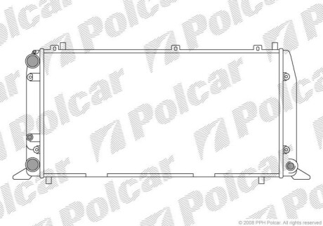 Радіатор охолодження Polcar 130708-7