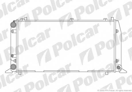 Радиатор охлаждения Polcar 130708-7 (фото 1)
