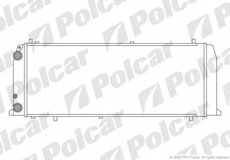 Радиатор охлаждения Polcar 131508A4 (фото 1)