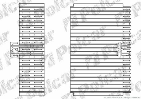 Випарник кондиціонера Polcar 1328P8-1