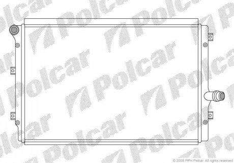 Радіатор охолодження Polcar 133108-4 (фото 1)