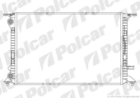 Радиатор охлаждения Polcar 1337084X