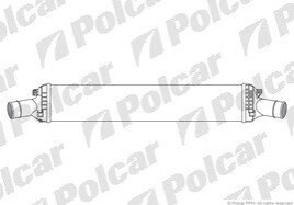 Радиатор воздуха (Интеркулер) Polcar 1337J8-2