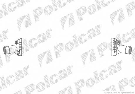 Радиатор воздуха (Интеркулер) Polcar 1337J8-2 (фото 1)