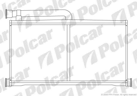 Радіатор обігріву Polcar 1338N81X