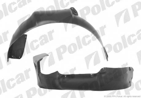 Подкрылок правый Polcar 1350FP-1 (фото 1)