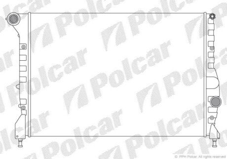 Радиатор охлаждения Polcar 140408A2