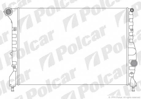 Радиатор охлаждения Polcar 140408A2 (фото 1)