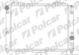 Радіатор охолодження Polcar 140608A4